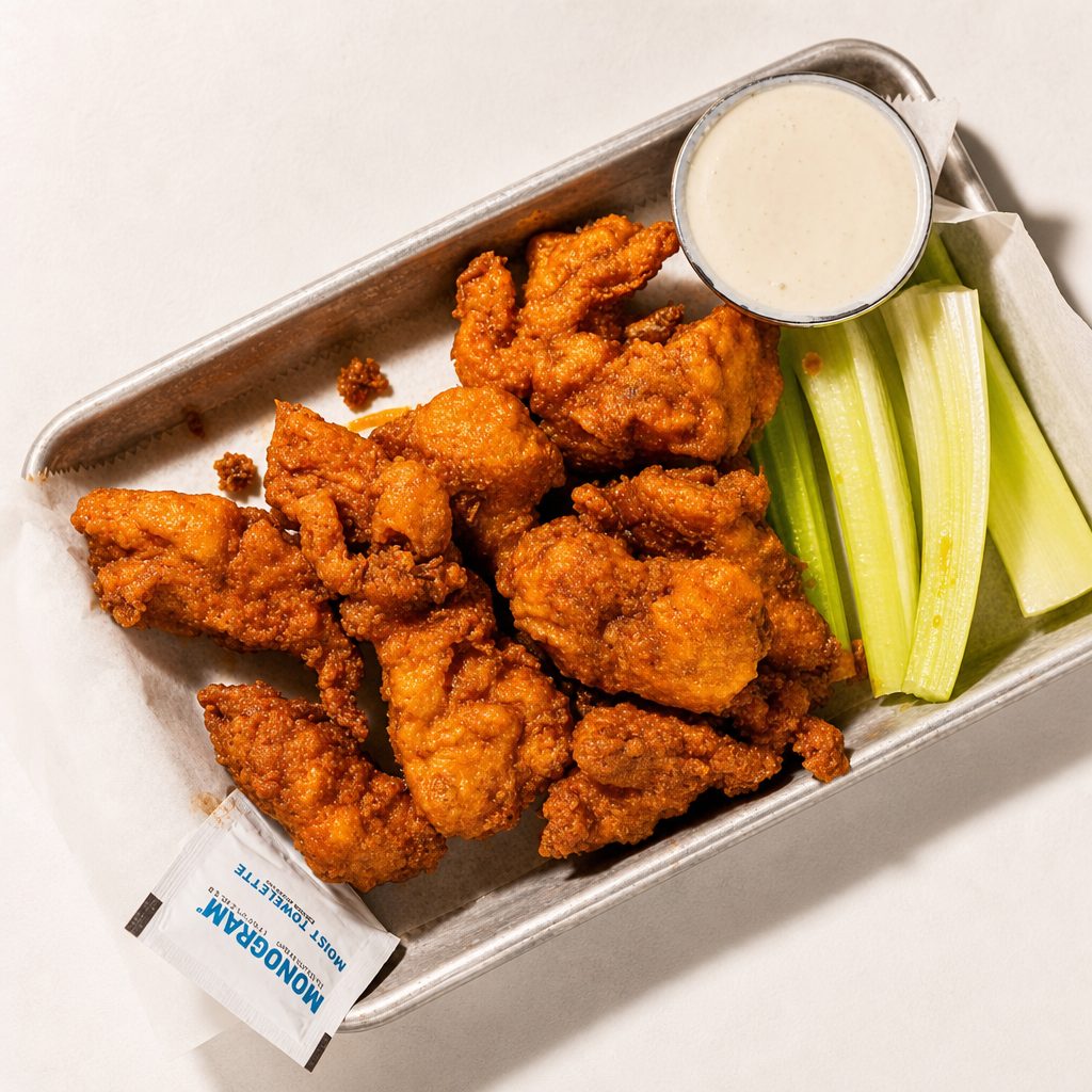 Boneless Chicken Wingers.
