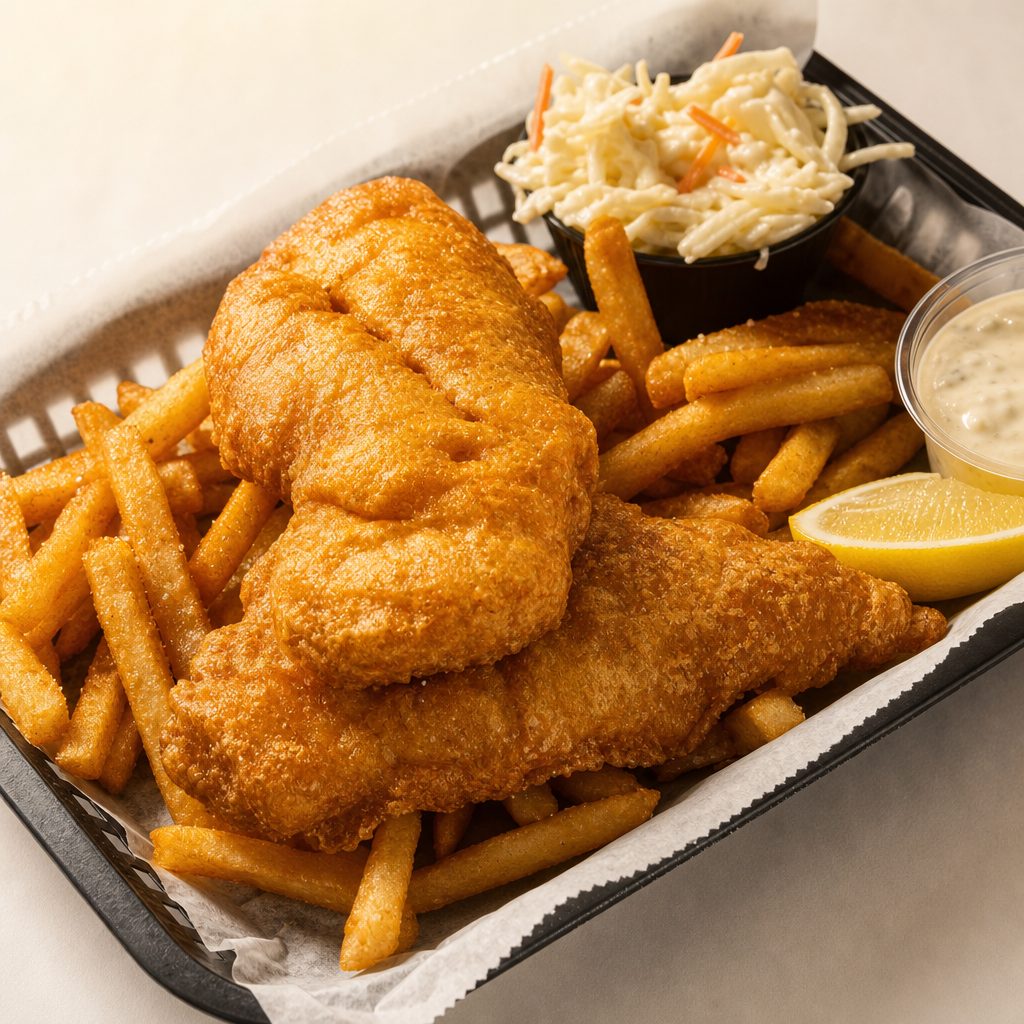 Fish & Chips Basket.